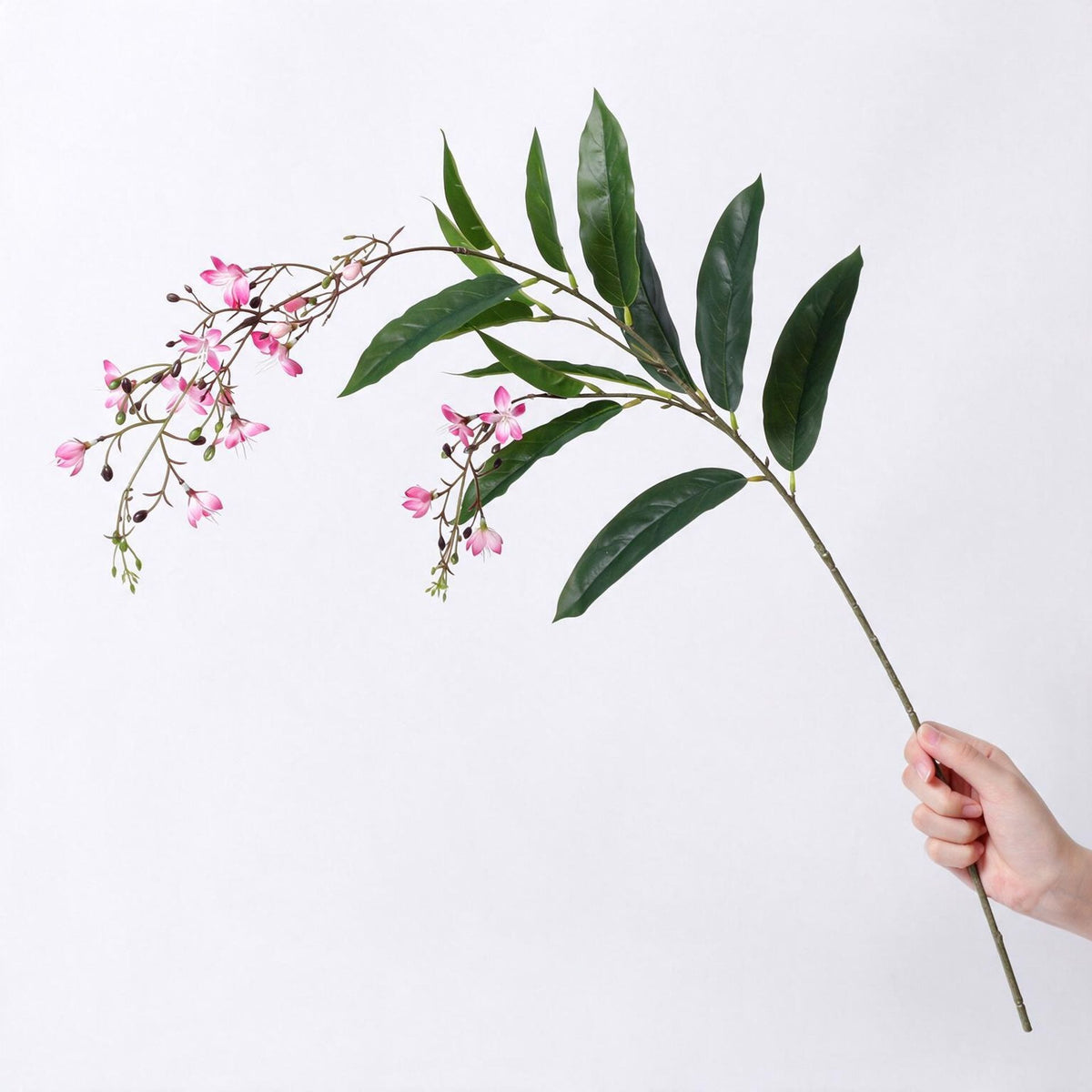 Kunstblumen Hängender Jasmin, Blumenbusch aus PU, 88 cm lang, für Hochzeit, Hotel und Schaufenster