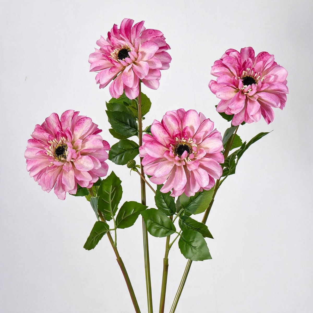 Kunstblume Chrysantheme Einzelstiel, 1 Blüte, Kunstseide-Stoff, für Hochzeit, Gastronomie und Dekoration