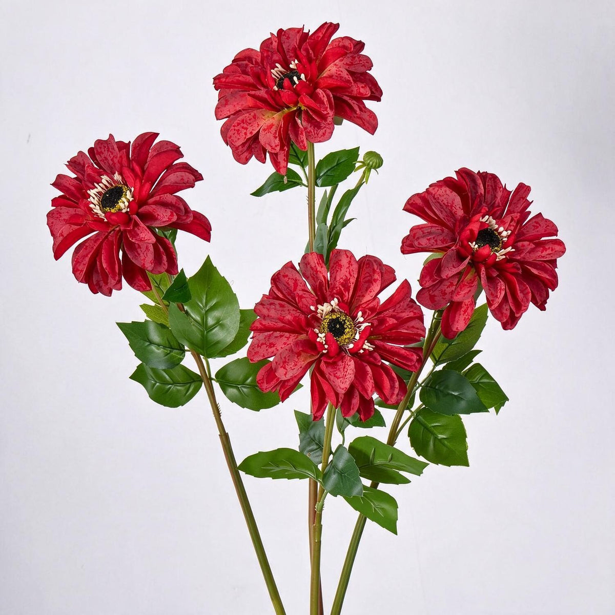 Kunstblume Chrysantheme Einzelstiel, 1 Blüte, Kunstseide-Stoff, für Hochzeit, Gastronomie und Dekoration