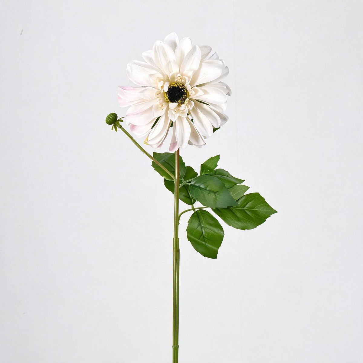 Kunstblume Chrysantheme Einzelstiel, 1 Blüte, Kunstseide-Stoff, für Hochzeit, Gastronomie und Dekoration