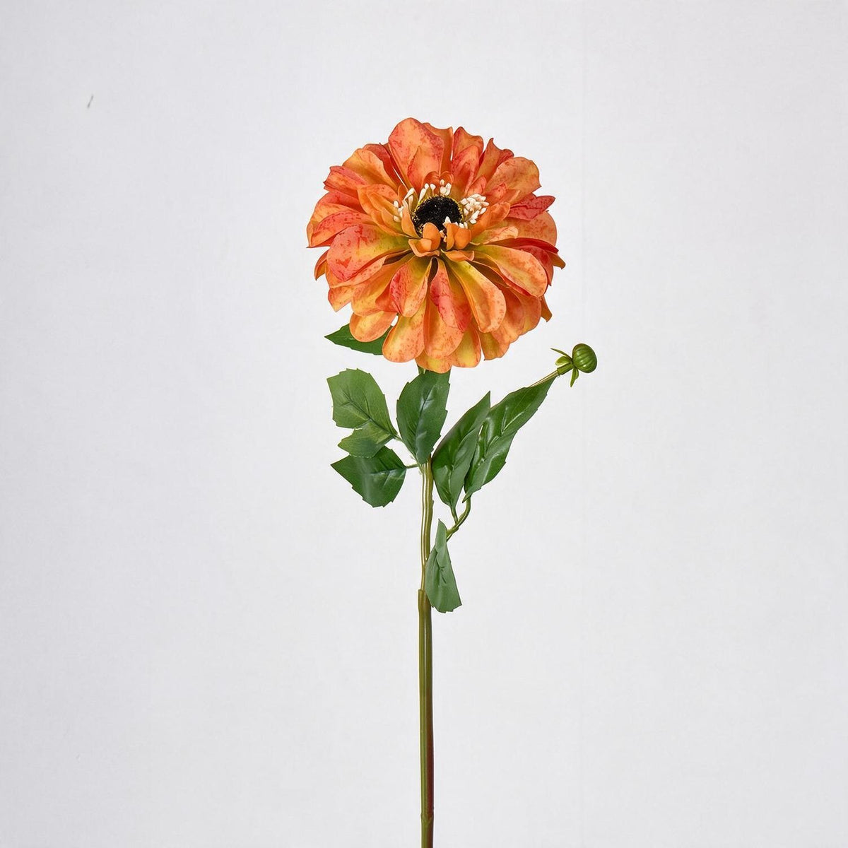 Kunstblume Chrysantheme Einzelstiel, 1 Blüte, Kunstseide-Stoff, für Hochzeit, Gastronomie und Dekoration