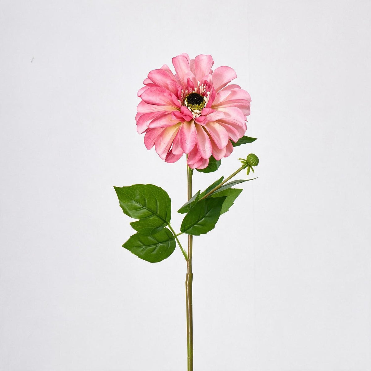 Kunstblume Chrysantheme Einzelstiel, 1 Blüte, Kunstseide-Stoff, für Hochzeit, Gastronomie und Dekoration