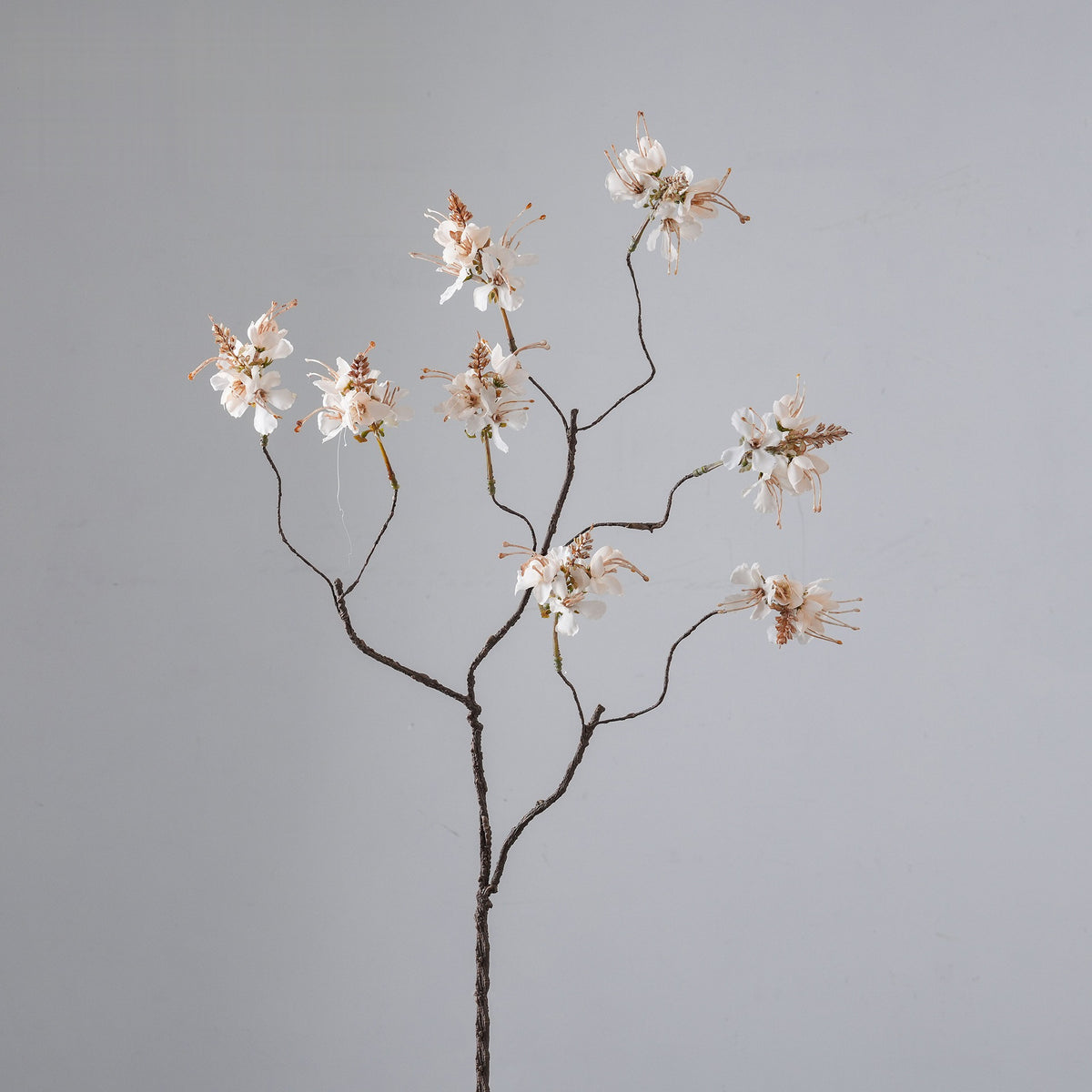 Künstliche Spinnenblume (Cleome), Bush mit mehreren Zweigen, Kunstblume für Hochzeit, Hotel und Dekoration