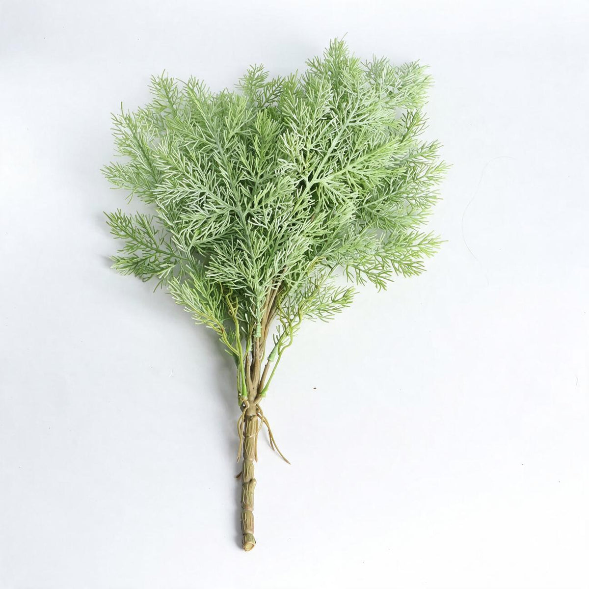 Kunstpflanze Asparagus Plumosus (Zierspargel), Busch mit 60 cm Höhe, Kunststoff PE/PVC, für Dekoration und Schaufenster