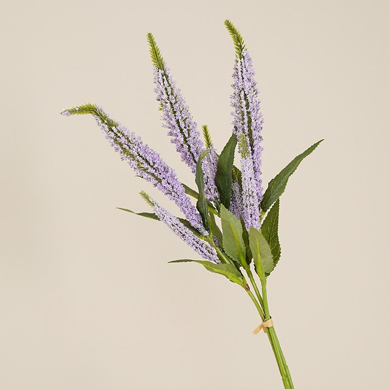 Künstlicher Salbei Kunstblumenstrauß, Schaumstoff mit PE-Blättern, 1 Strauß, für Hochzeit, Hotel und Schaufenster