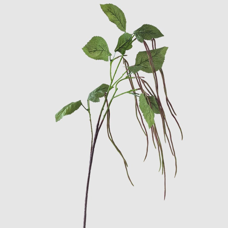 Künstliche Wisteria, 15-Blatt-Ranke, 93 cm, PE/PVC, für Innenraum, Hochzeit, Dekoration