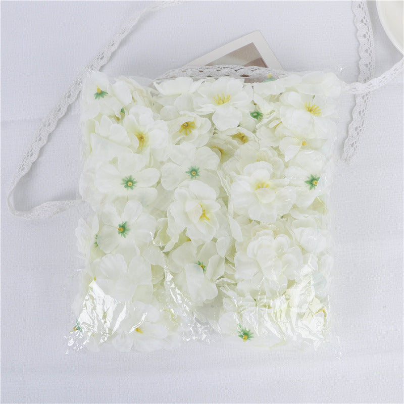 200 Stück Künstliche Kirschblüten Köpfe, Realistisch Seidenblumen Bulk für DIY Basteln, Hochzeit Party Home Tischdekoration, Vasenfüller