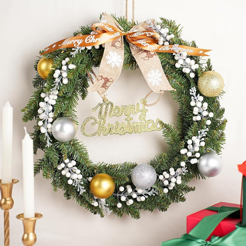 22 cm 24 Stück Glitter Künstliche Holly Beeren Stämme für Weihnachten