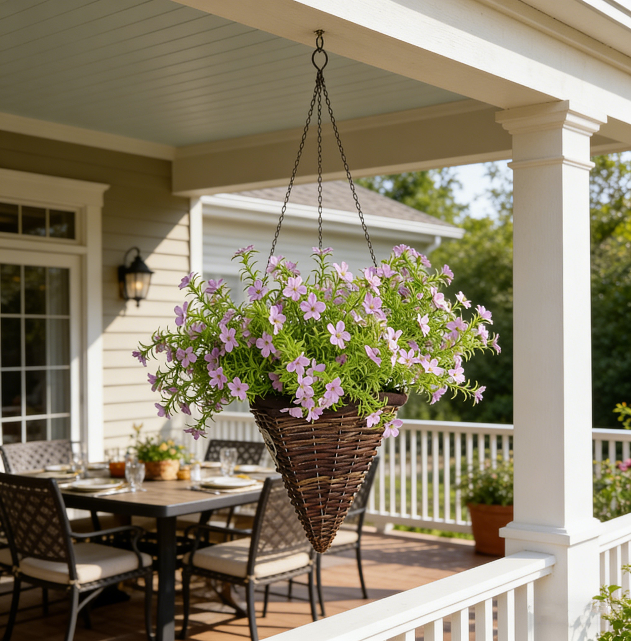 28 cm UV-beständiger Kunstblumenstrauß Wildblumen für den Außenbereich