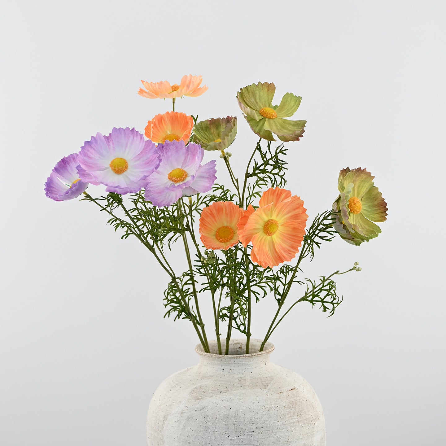 2er-Set Neue & Verbesserte Kunst-Mohnstiele – Realistische Seidenblumen für die Vase