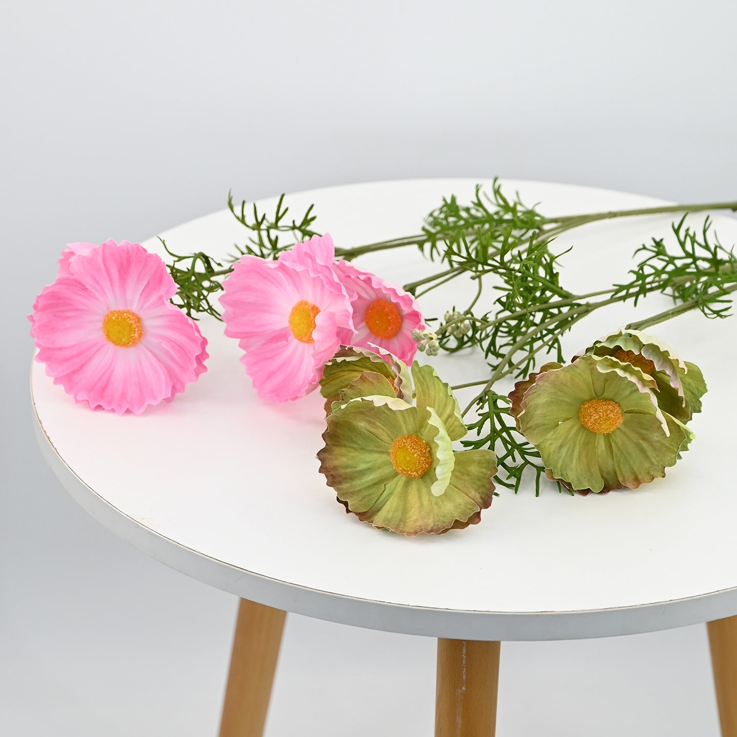 2er-Set Neue & Verbesserte Kunst-Mohnstiele – Realistische Seidenblumen für die Vase