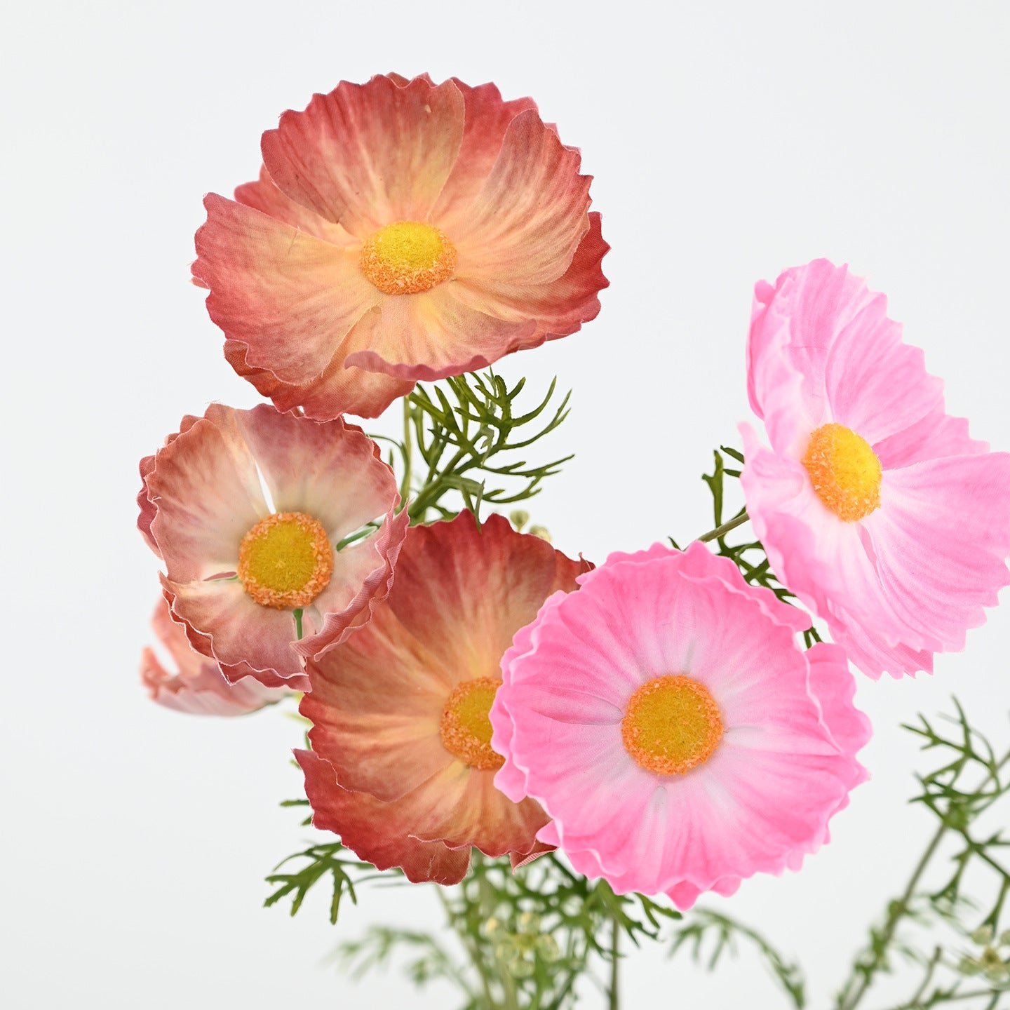 2er-Set Neue & Verbesserte Kunst-Mohnstiele – Realistische Seidenblumen für die Vase