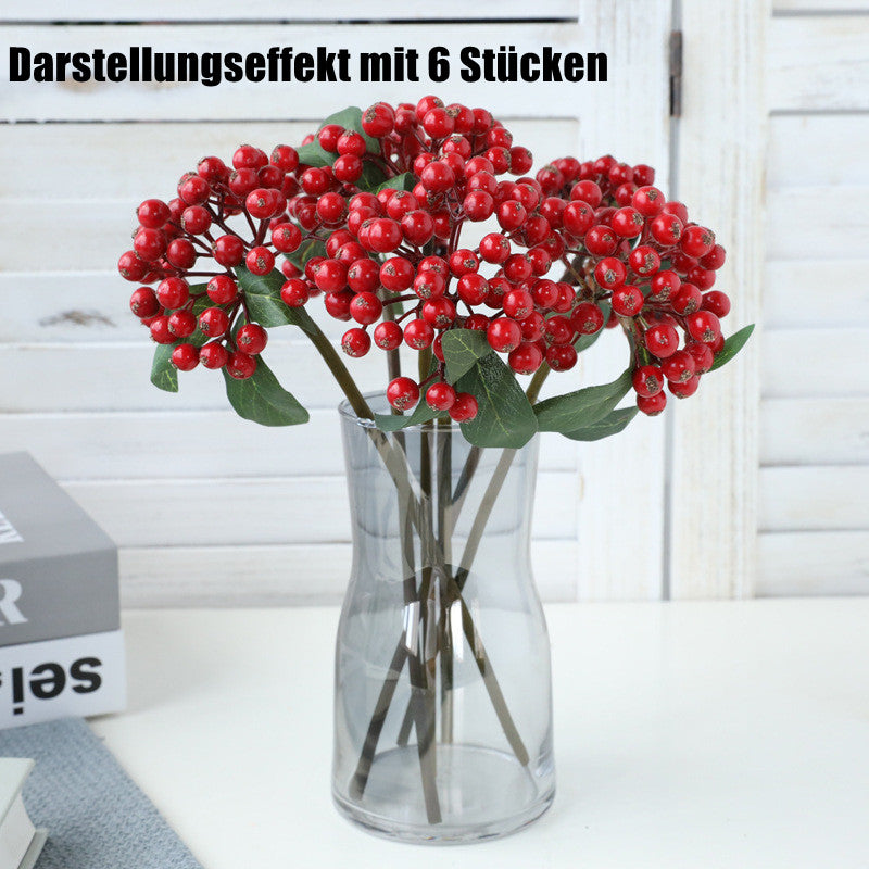 30 cm künstliche Heilige Beeren für Weihnachts- und Hausdekoration