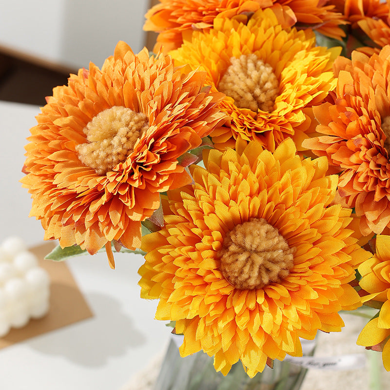 Großhandel 40cm Plüsch-Sonnenblume – Mehrschichtig und doppelblütig