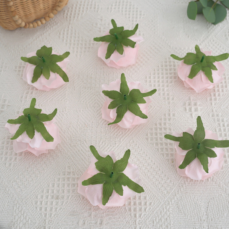 50 Stück künstliche Rosenköpfe – Seidenblumen für DIY, Hochzeitsdeko & Bastelarbeiten