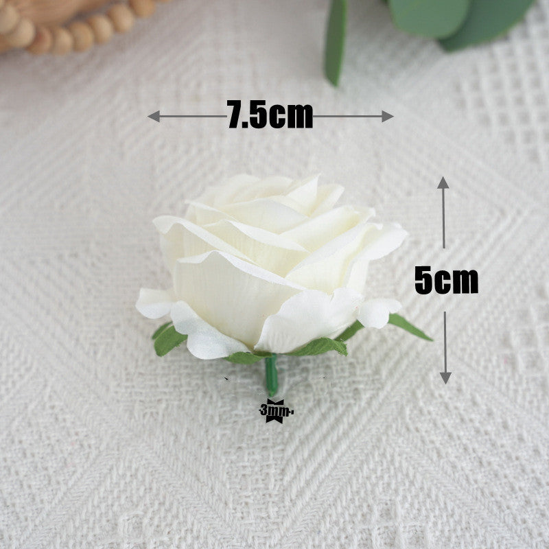 50 Stück künstliche Rosenköpfe – Seidenblumen für DIY, Hochzeitsdeko & Bastelarbeiten