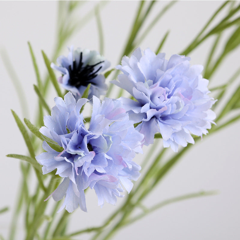 Großhandel: 50 cm Cornflower (Kornblume) Stängel, künstliche Seidenblumen für Dekoration