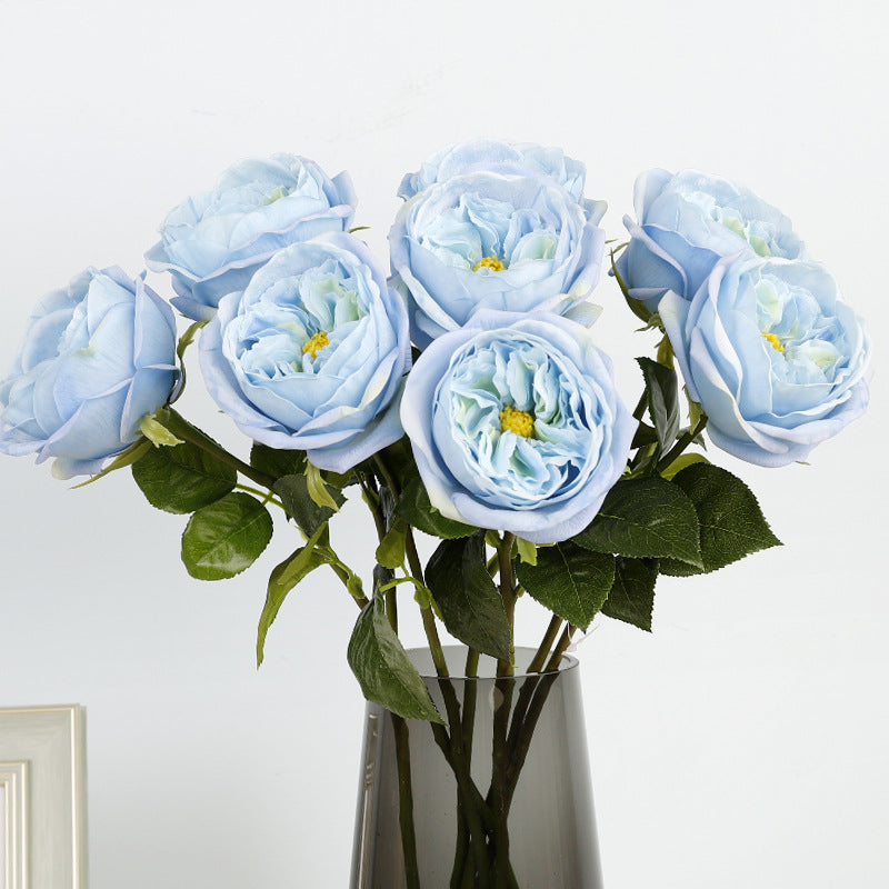 50 cm Maria Theresia Rosen mit Real-Touch-Stielen künstliche Blumen