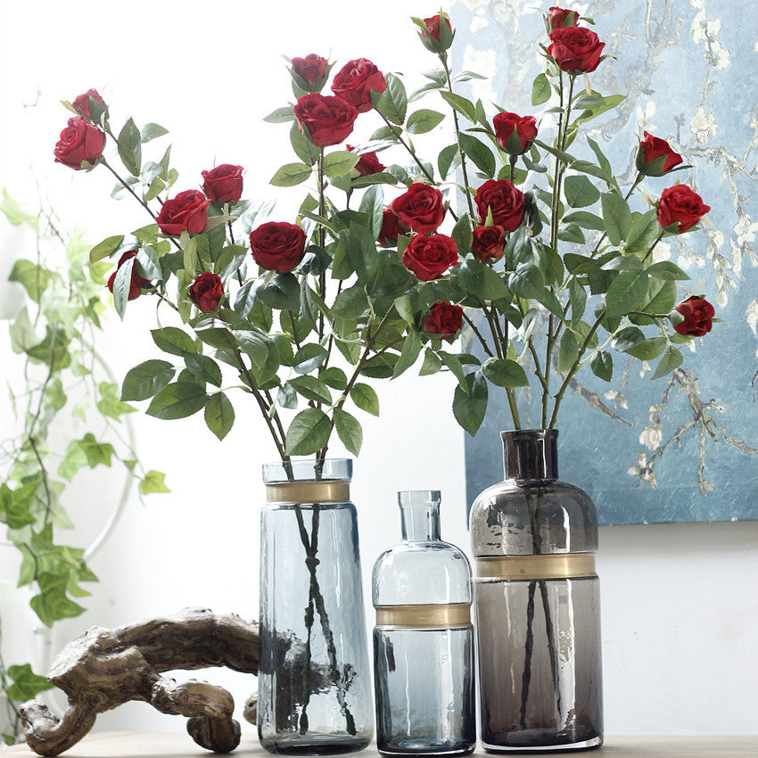 60cm Künstliche Rosenstiele mit Ästen- Zum Arrangieren, Wohnaccessoires, Home Decor, Blumen Dekoration