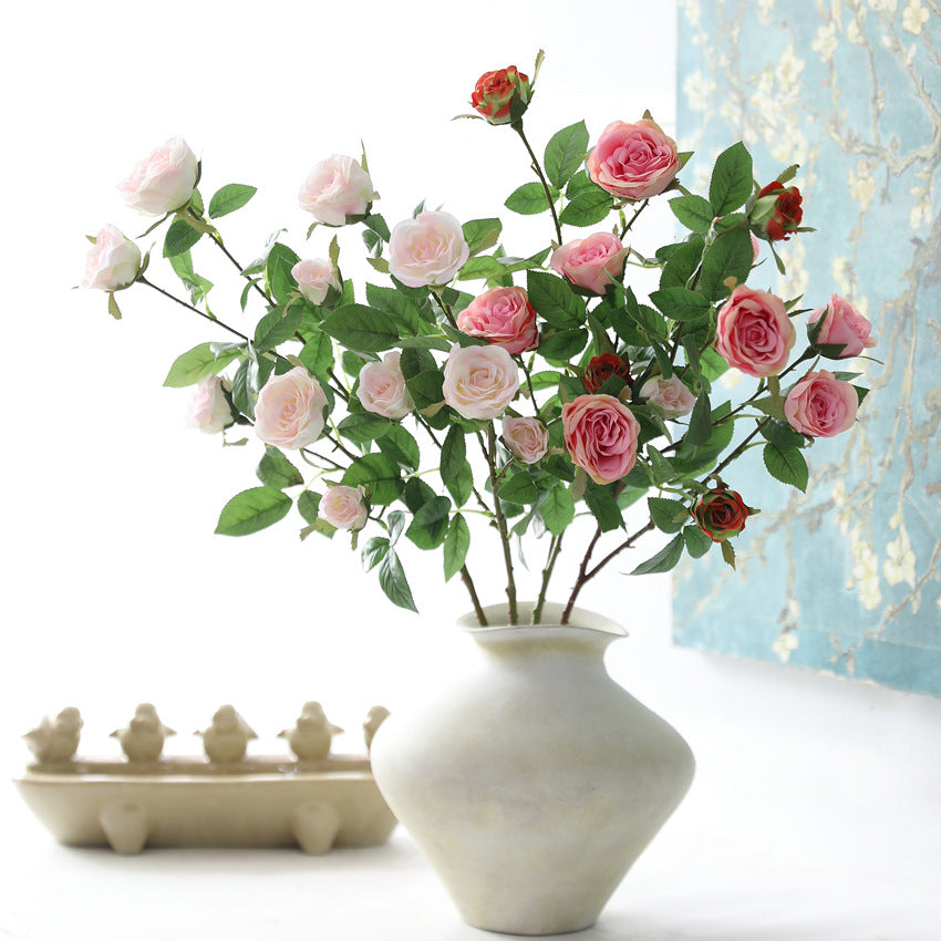 60cm Künstliche Rosenstiele mit Ästen- Zum Arrangieren, Wohnaccessoires, Home Decor, Blumen Dekoration