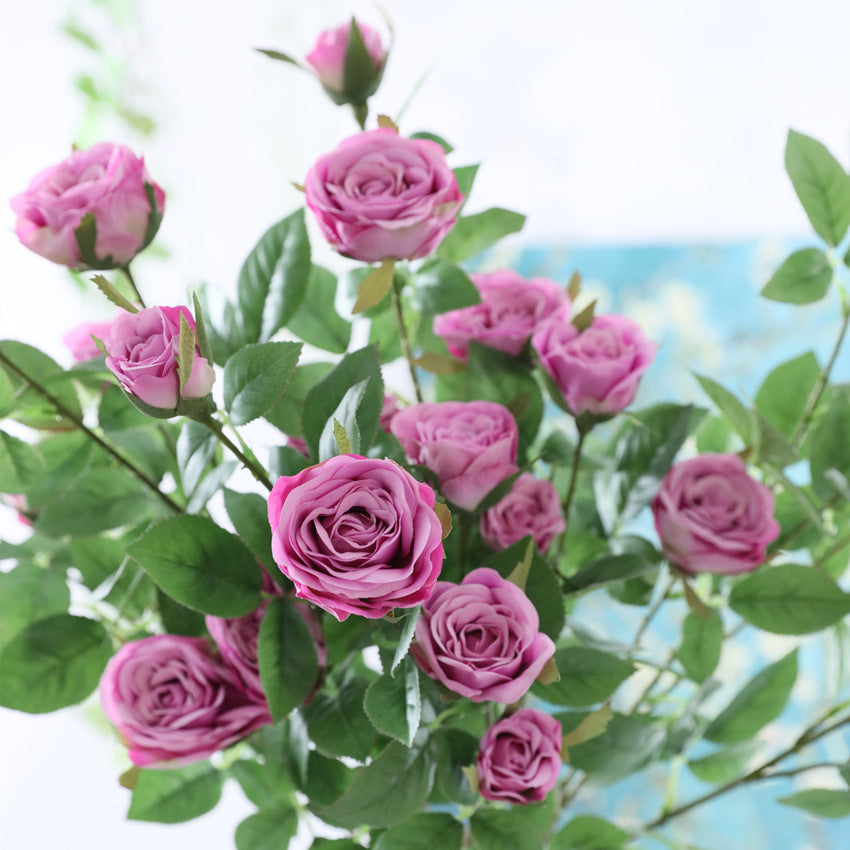 60cm Künstliche Rosenstiele mit Ästen- Zum Arrangieren, Wohnaccessoires, Home Decor, Blumen Dekoration