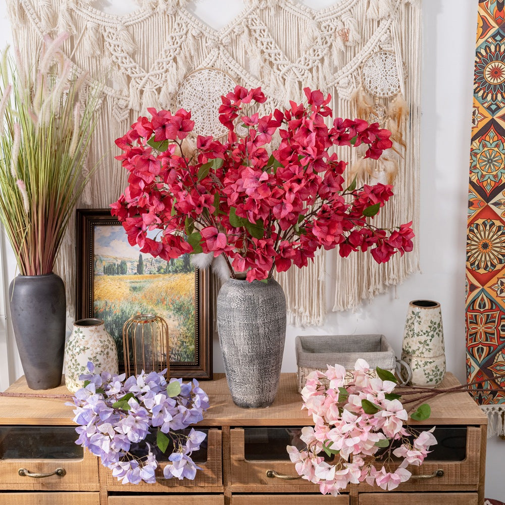 Großhandel 60 cm künstliche Bougainvillea-Dekoblume - Realistische Blumendekoration für Zuhause, Terrasse & Events - Pflegeleichte Kunstblume