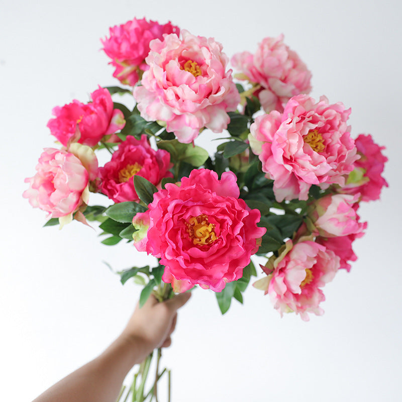 65 cm lange Künstliche Pfingstrosenstiele – Für Blumenarrangements & Home-Design