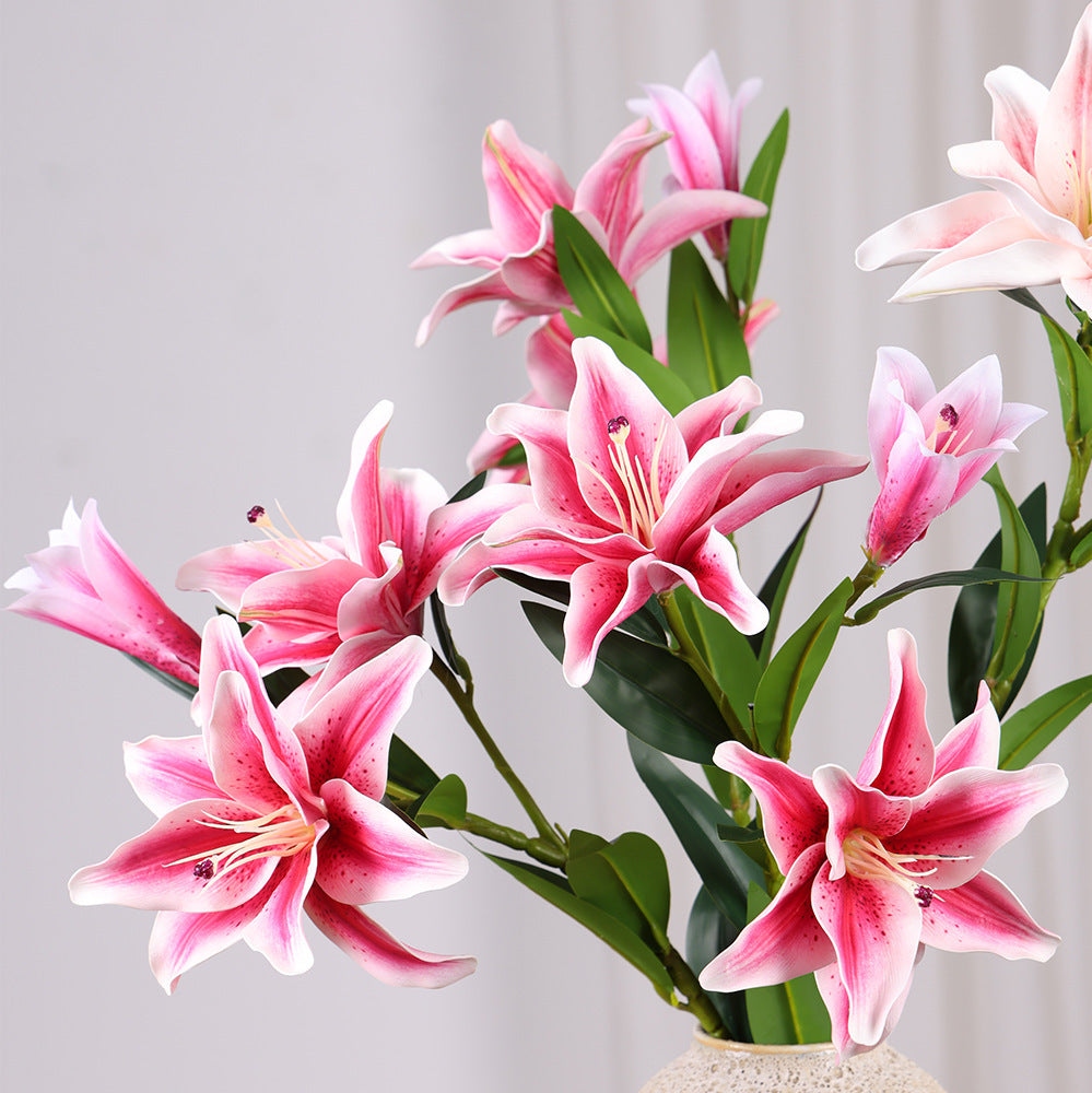 75 cm künstliche Lilien Tischzentren-Arrangements für Hochzeiten, zu Hause, Parties, Gärten und Büros als Dekoration