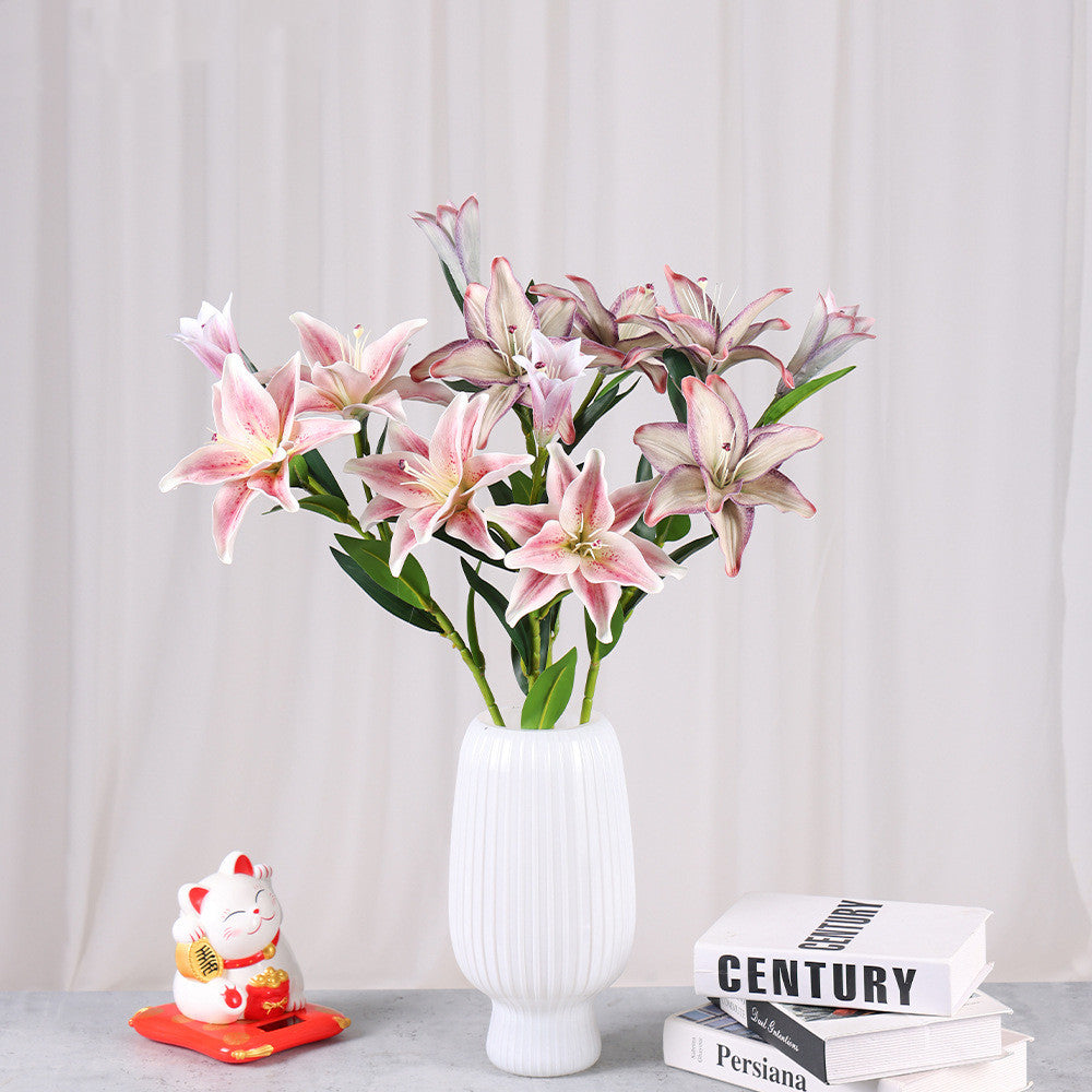 75 cm künstliche Lilien Tischzentren-Arrangements für Hochzeiten, zu Hause, Parties, Gärten und Büros als Dekoration