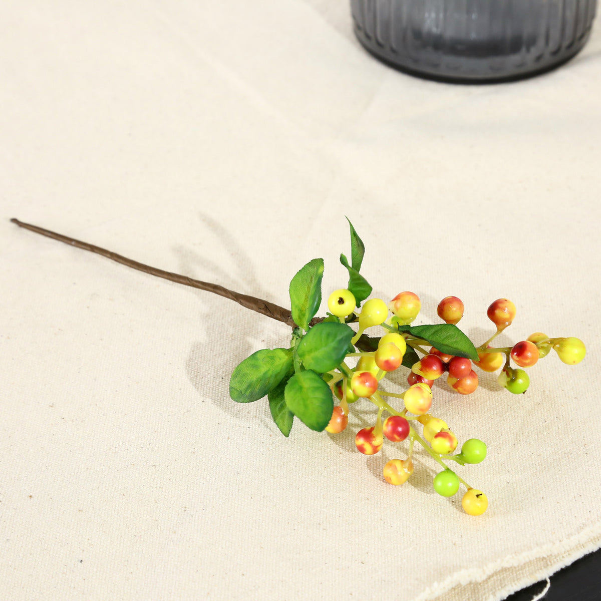 Künstliche Beeren, 23 cm, Plastik, Weihnachtsdeko, Hochzeitsdekoration, Inneneinrichtung