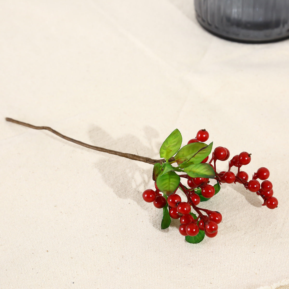 Künstliche Beeren, 23 cm, Plastik, Weihnachtsdeko, Hochzeitsdekoration, Inneneinrichtung
