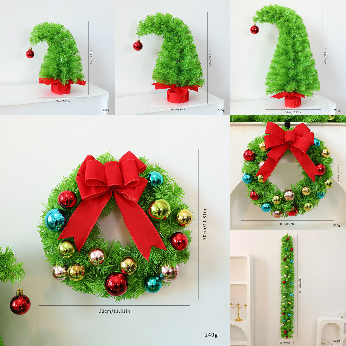 Biegsamer Weihnachtsbaum Phantastische Weihnachtsgirlande Phantastische Deko