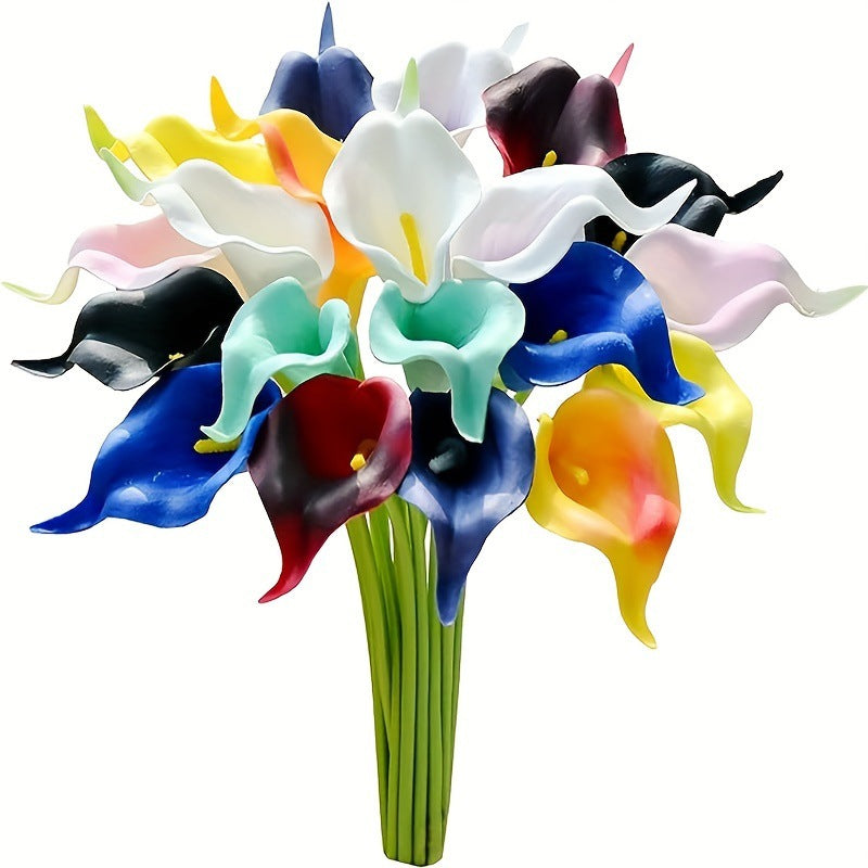 20-Pack 36 cm Calla Lily Stängel (Real Touch)-Bouquets – Ideal für Hochzeitsdekorationen (Großhandel)