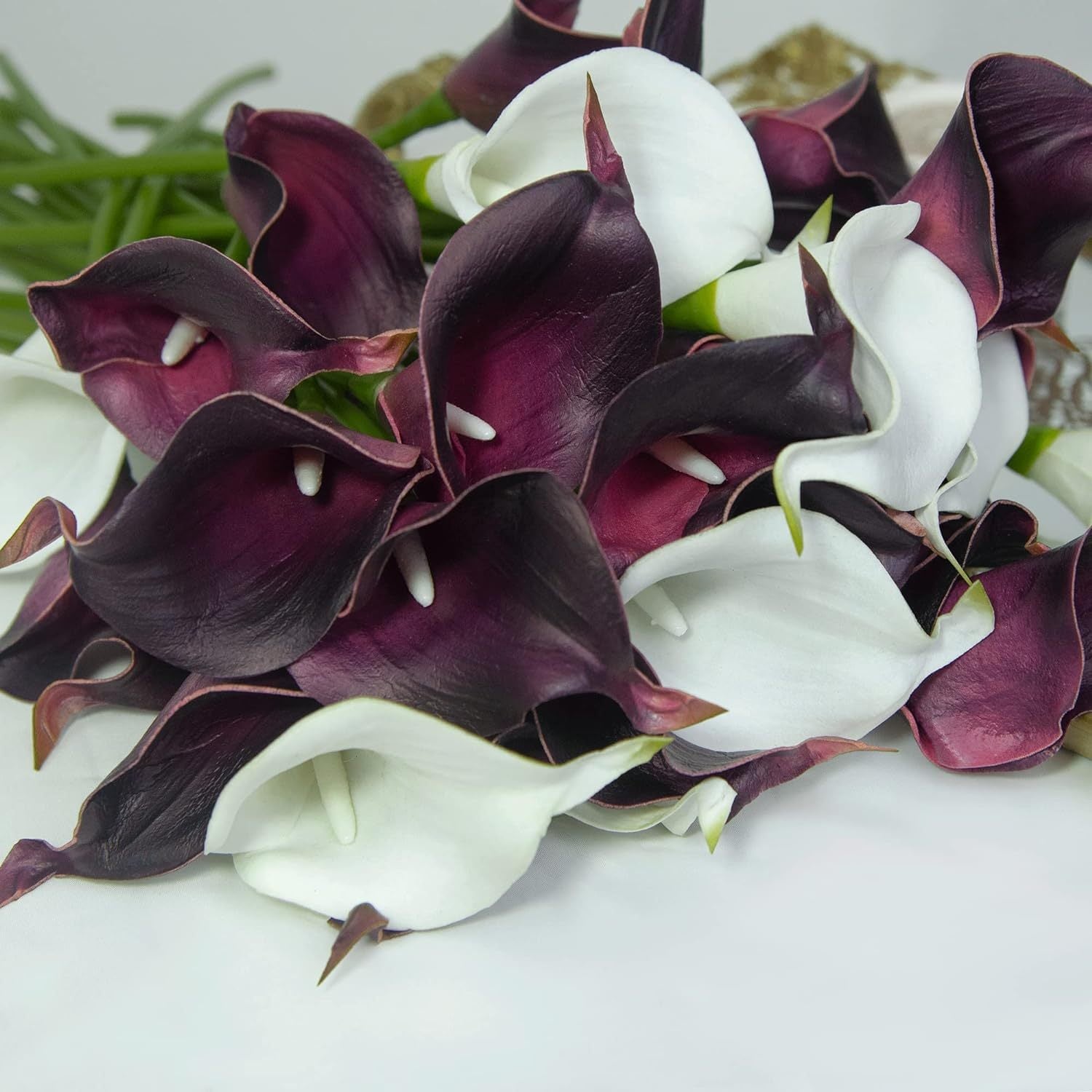 20-Pack 36 cm Calla Lily Stängel (Real Touch)-Bouquets – Ideal für Hochzeitsdekorationen (Großhandel)
