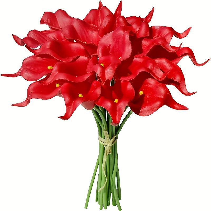 20-Pack 36 cm Calla Lily Stängel (Real Touch)-Bouquets – Ideal für Hochzeitsdekorationen (Großhandel)