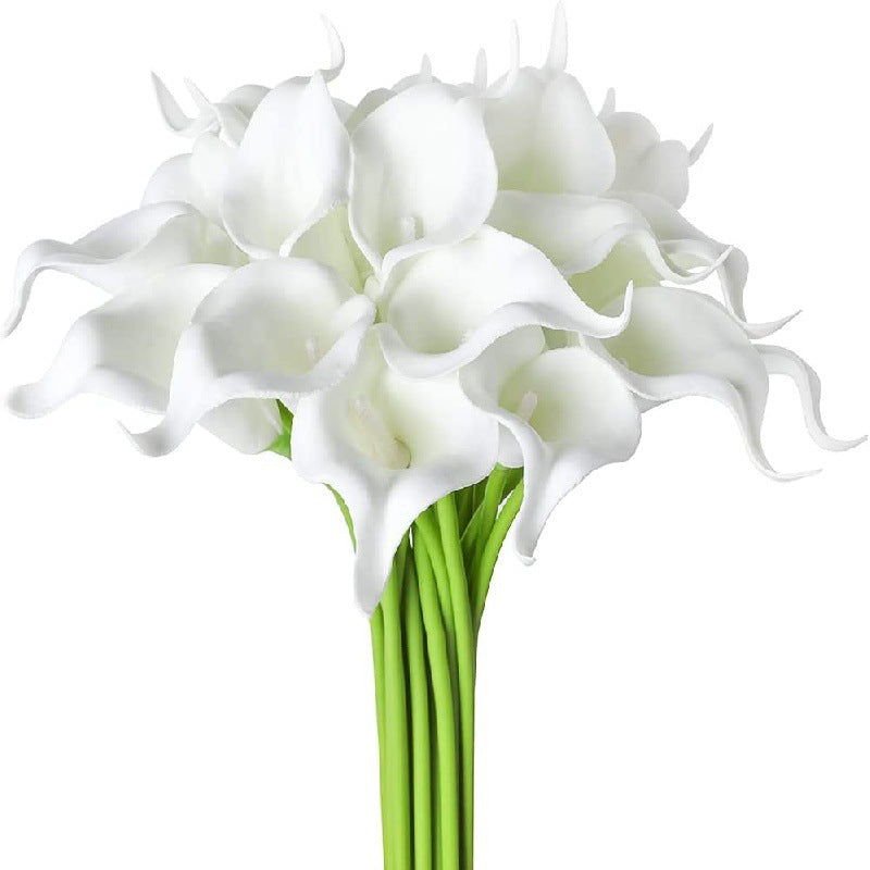 20-Pack 36 cm Calla Lily Stängel (Real Touch)-Bouquets – Ideal für Hochzeitsdekorationen (Großhandel)