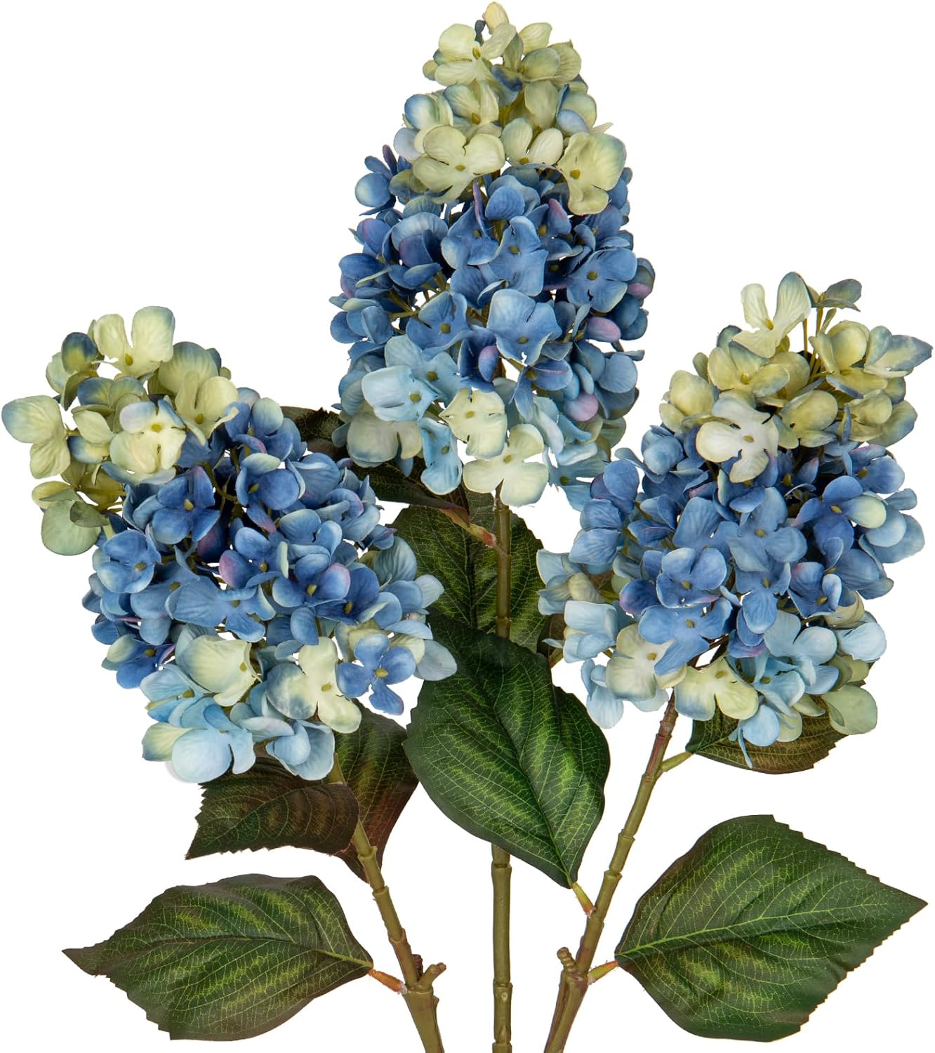 3er Set Natürliche Rispenhortensien-Kunstblumen – Frühlingsdeko mit 73 cm Zweigen für Vasenarrangements & Wohndekoration | Pflegeleicht & Ganzjährig