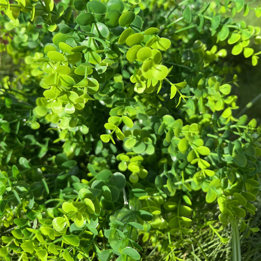 Großhandel 50 cm Boxwood Sträuch – große künstliche Grünpflanzen für den Außenbereich, UV-beständig