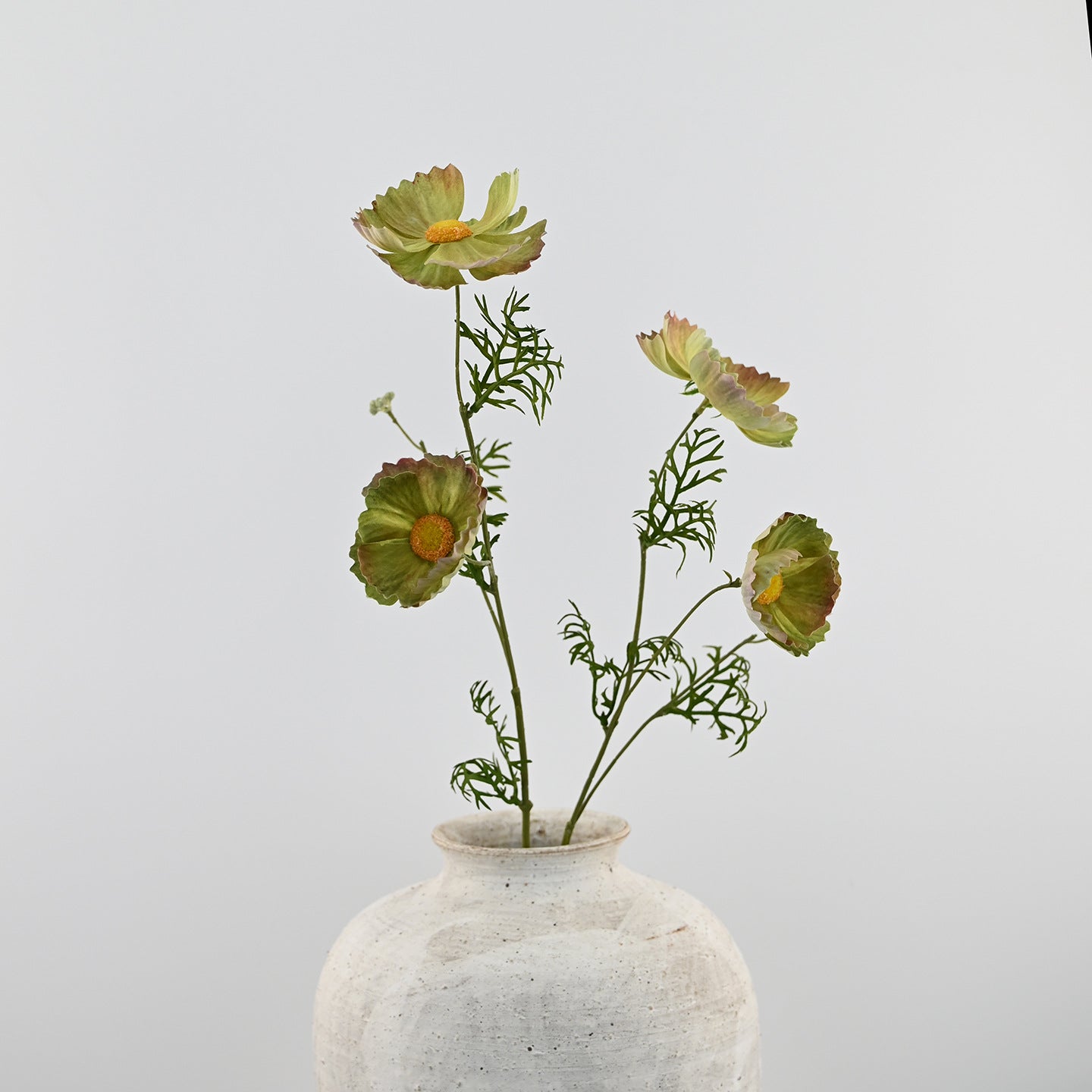2er-Set Neue & Verbesserte Kunst-Mohnstiele – Realistische Seidenblumen für die Vase