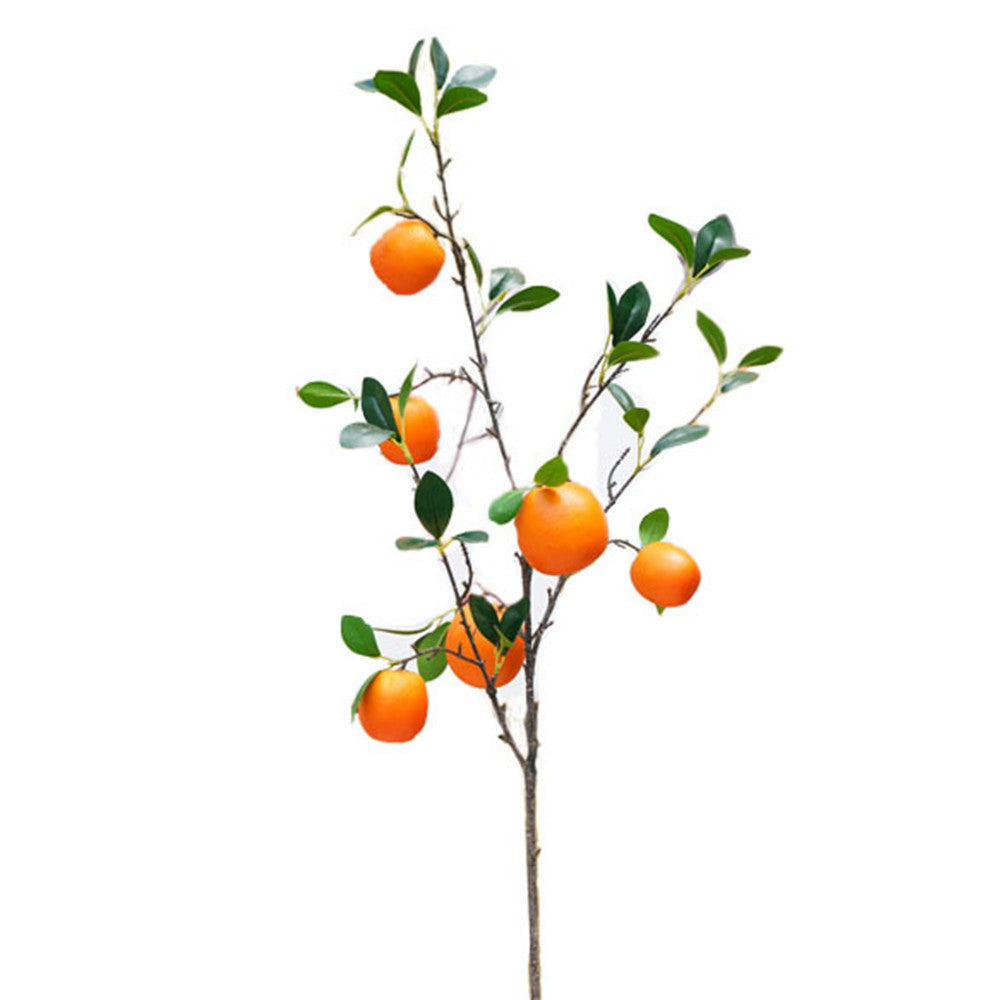 Extra hoch 94 cm Künstliche Äste mit Mandarinen Perfect für Oktoberfest & Hausdekoration