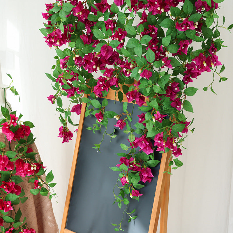 150 cm Künstliche Bougainvillea Hängeblumen, UV-beständig & wetterfest – kunstblumenshop