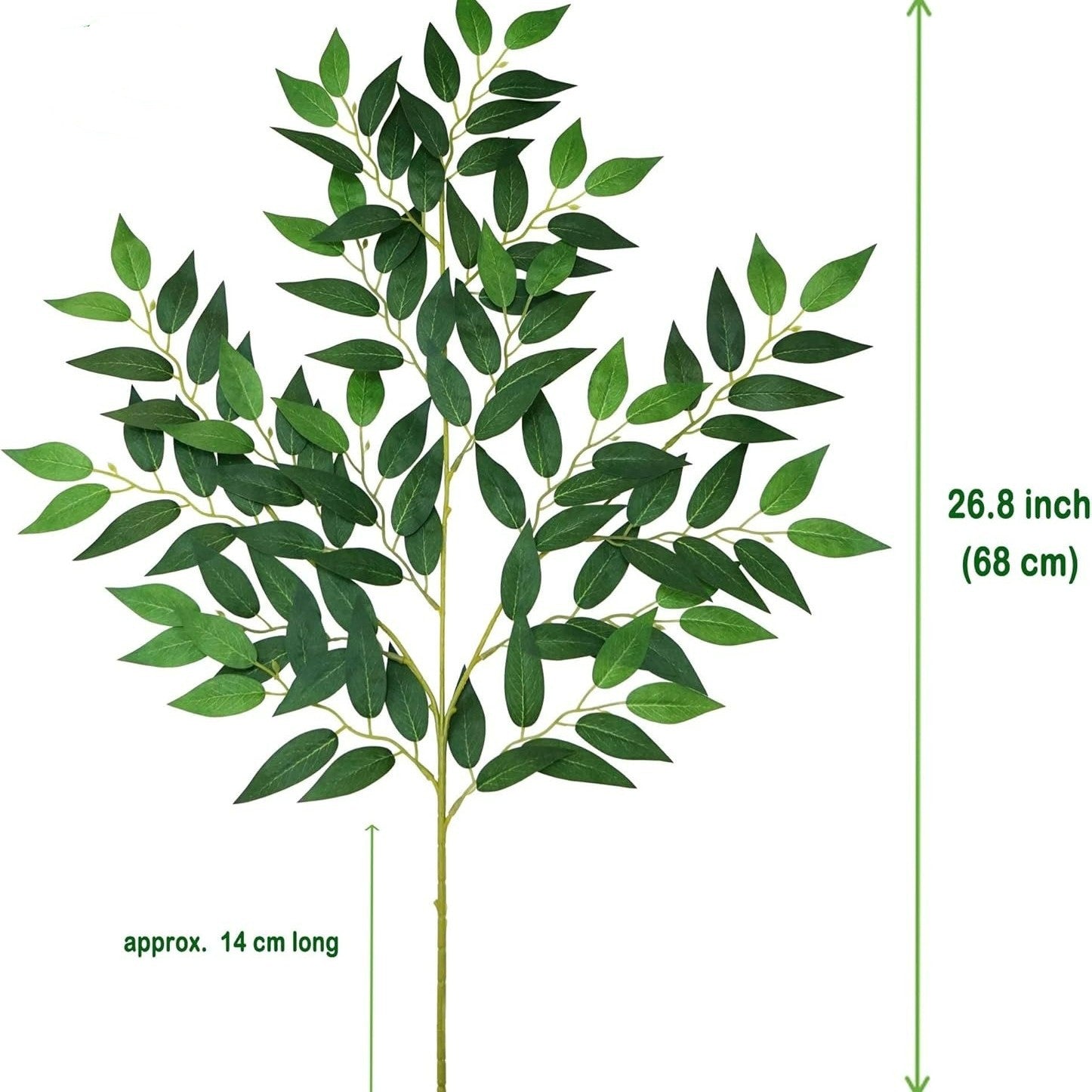 Künstliche Pflanzen Grüne Blätter Deko für Hochzeits- und Heimdekoration
