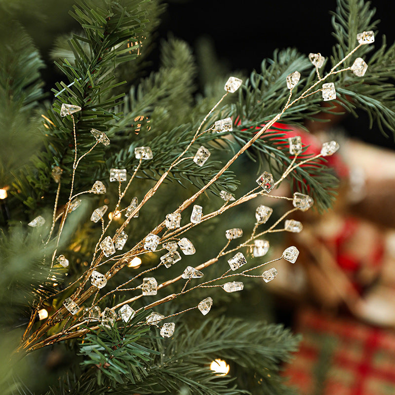 35 cm Künstliche Kristalläste – Weihnachtsdekoration für Weihnachtsbäume & Festlichkeiten