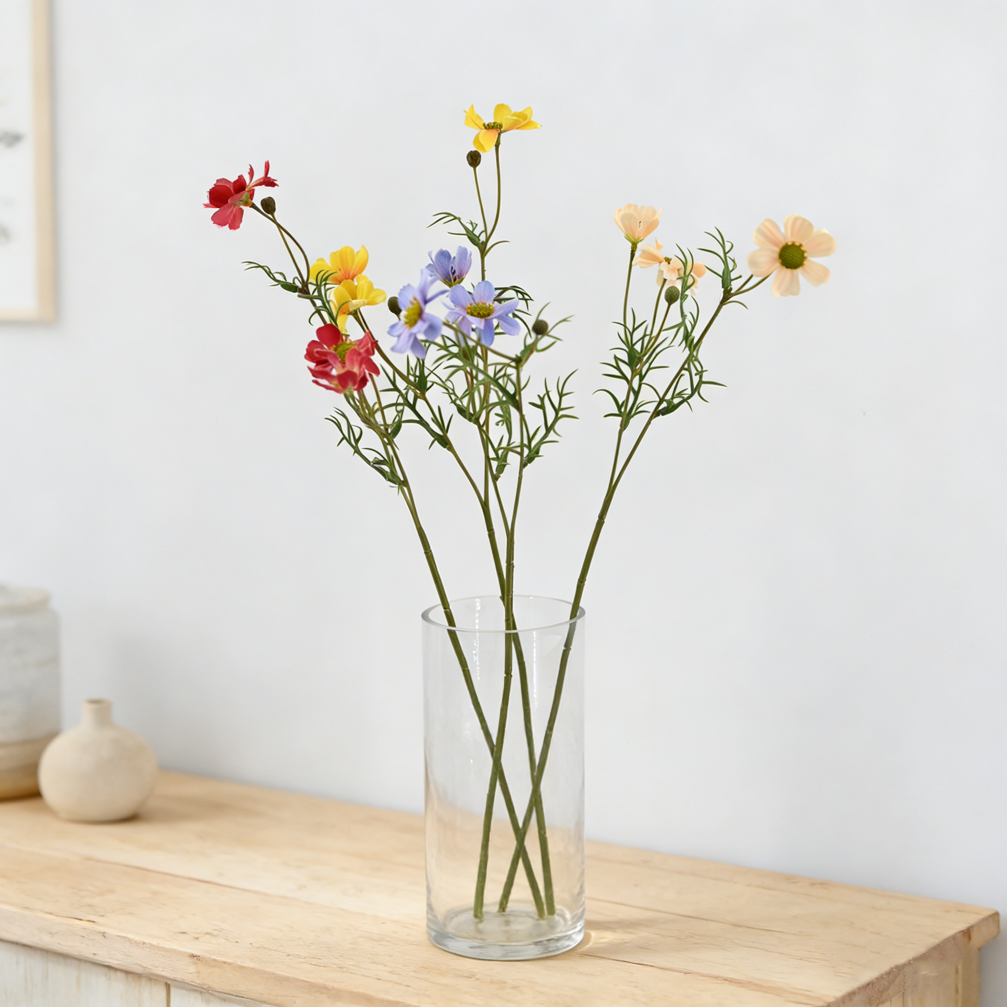 45 cm Künstliche Margerite realistisch & pflegeleicht für Vase oder Garten