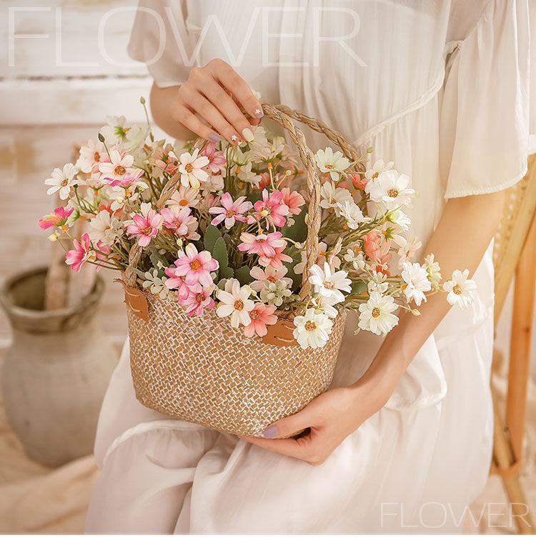 33 cm 5 Stängel Künstliche Marguerite Blumen Künstliche Gänseblümchen