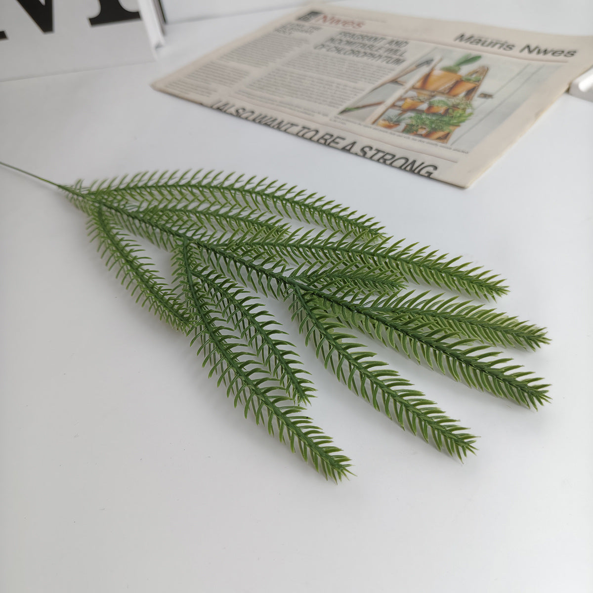 35 cm Künstliche Weihnachts-Tannennadeln aus Weichgummi mit weicher Textur – für Weihnachts- und Winterdekoration