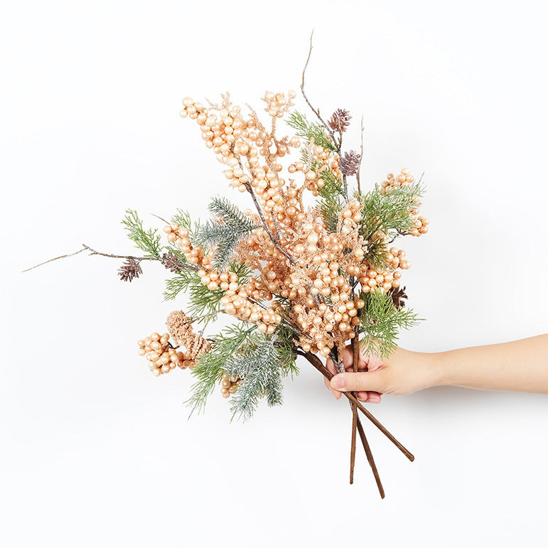 Künstliche Weihnachtsdekoration Künstliche Kieferäste mit Holy Berries