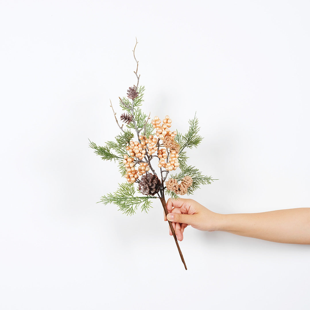 Künstliche Weihnachtsdekoration Künstliche Kieferäste mit Holy Berries