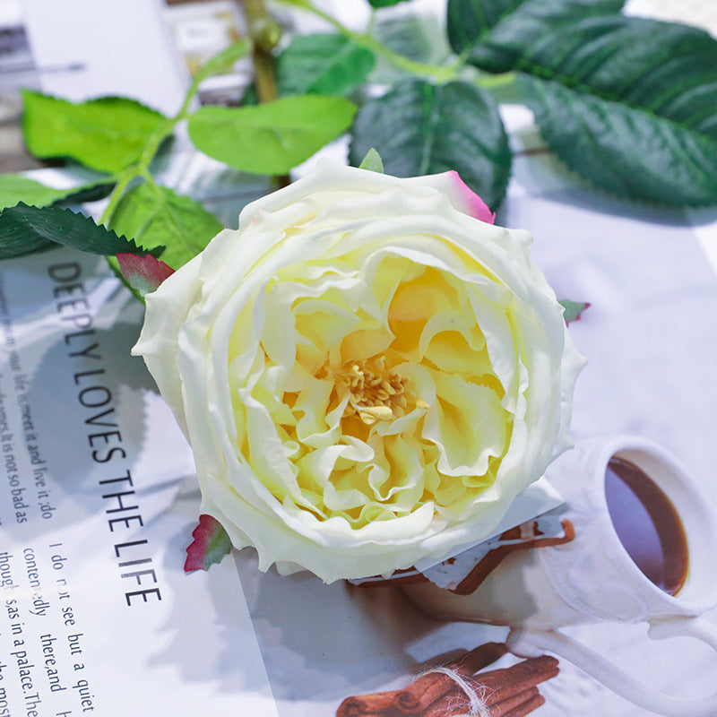 60 cm Künstliche Rosen mit Realistischem Griff & Feuchtem Finish