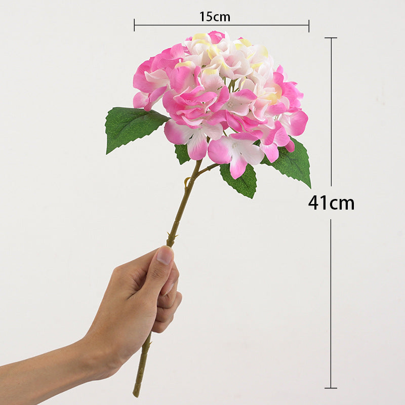 41 cm Künstlicher Hortensienzweig  – Kunstblume Dekoration im Angebot